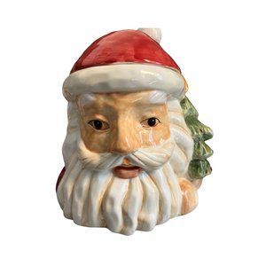 Maxcera Woodland Santa Cookie Jar Christmas Tree